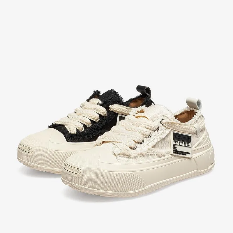 Front Lace-up Casual Canvas Shoes