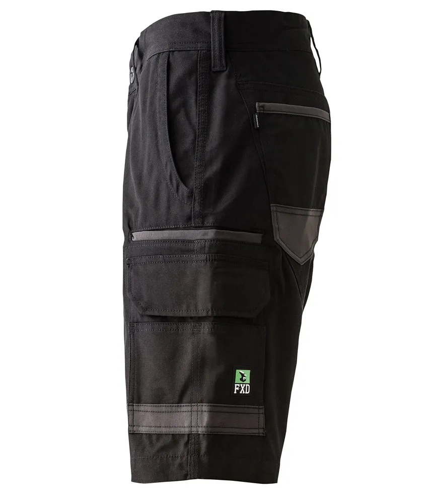 FXD Men's WS-1 Original Cargo Work Shorts - Black