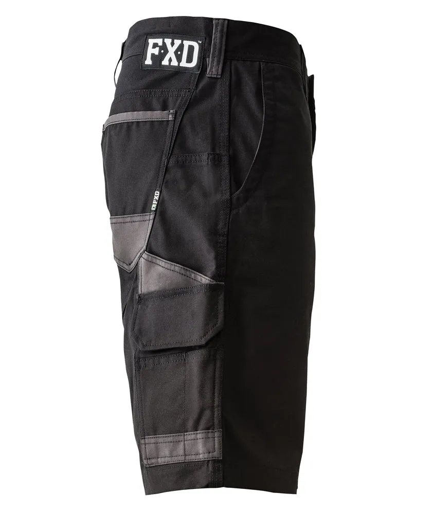 FXD Men's WS-1 Original Cargo Work Shorts - Black