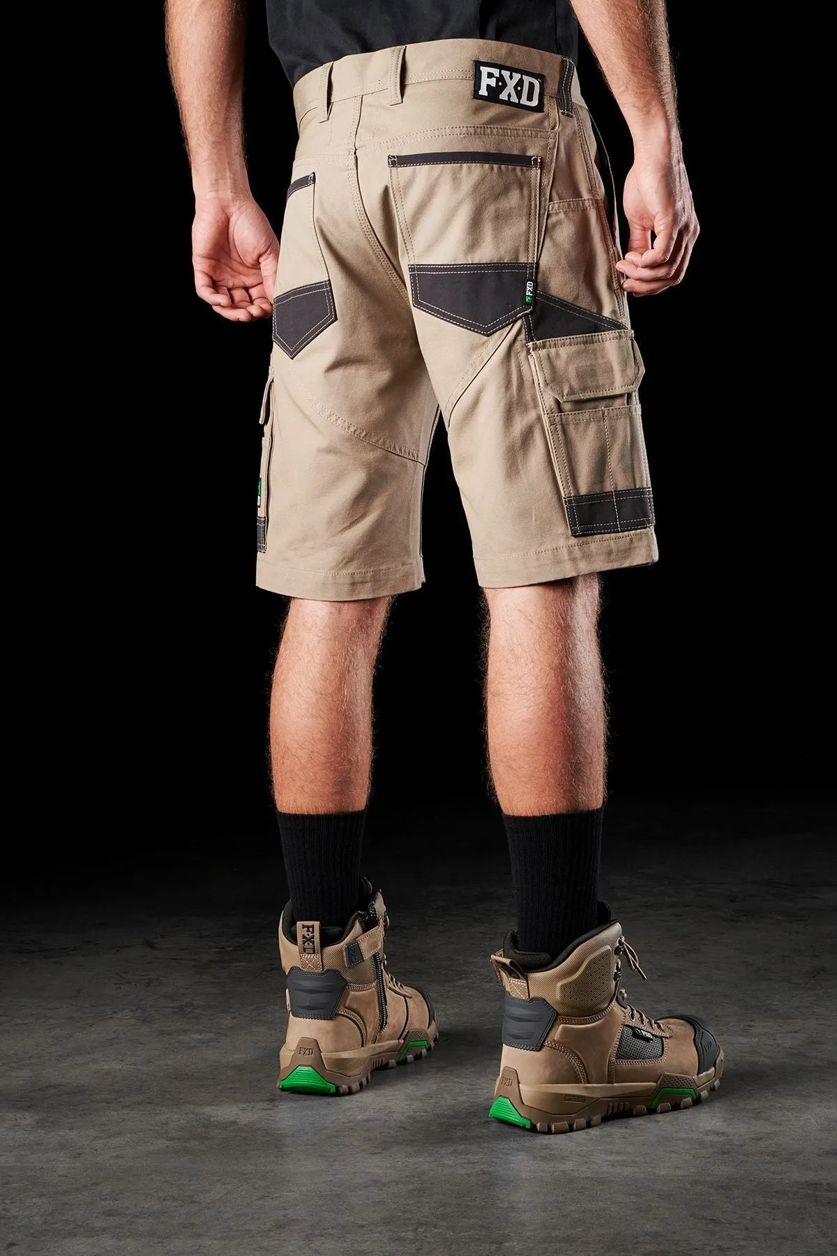FXD Men's WS-1 Original Cargo Work Shorts - Khaki