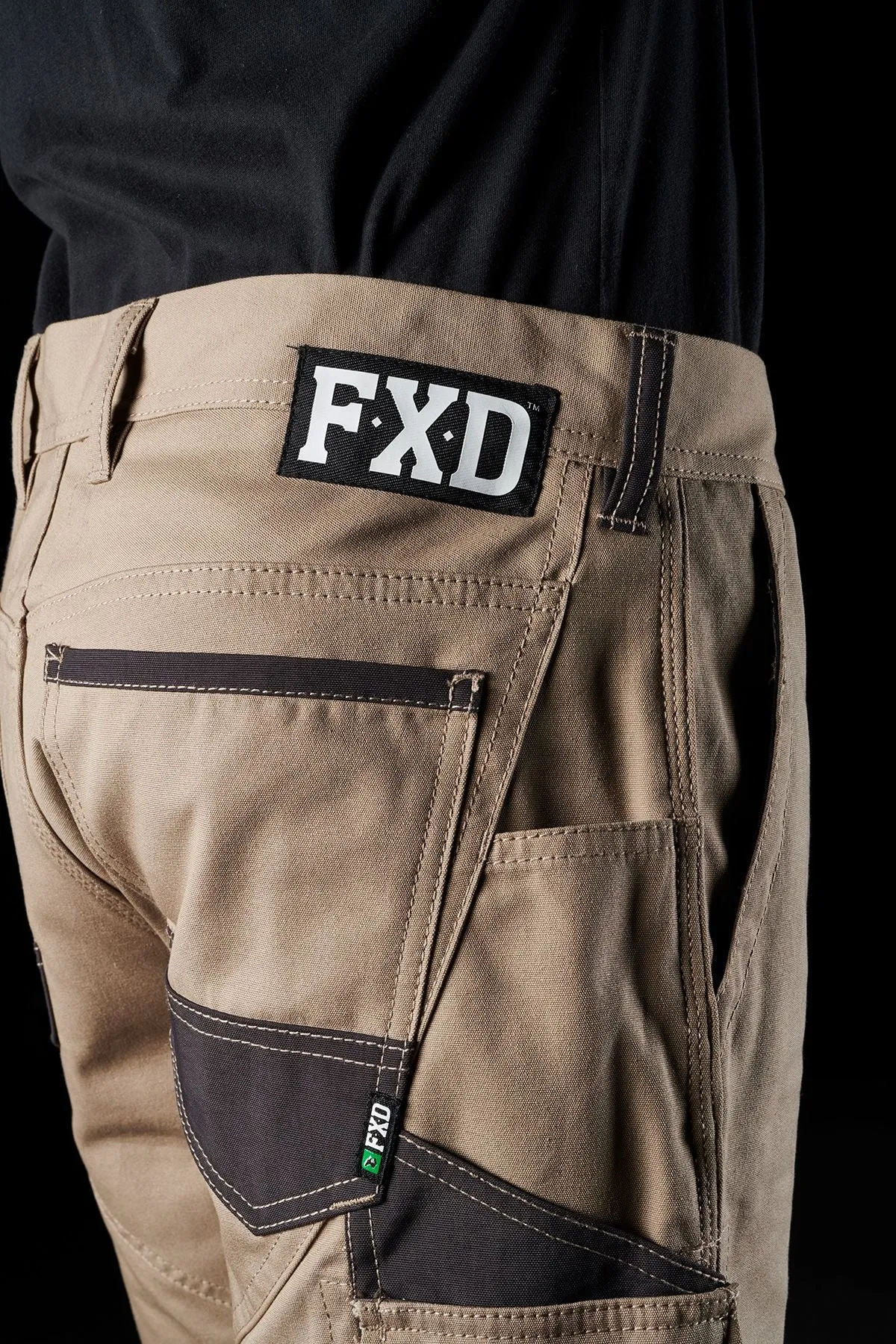 FXD Men's WS-1 Original Cargo Work Shorts - Khaki