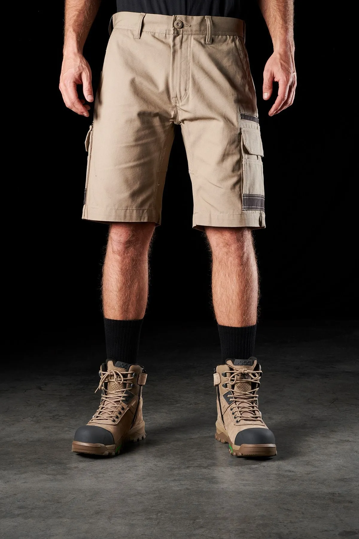 FXD Men's WS-1 Original Cargo Work Shorts - Khaki