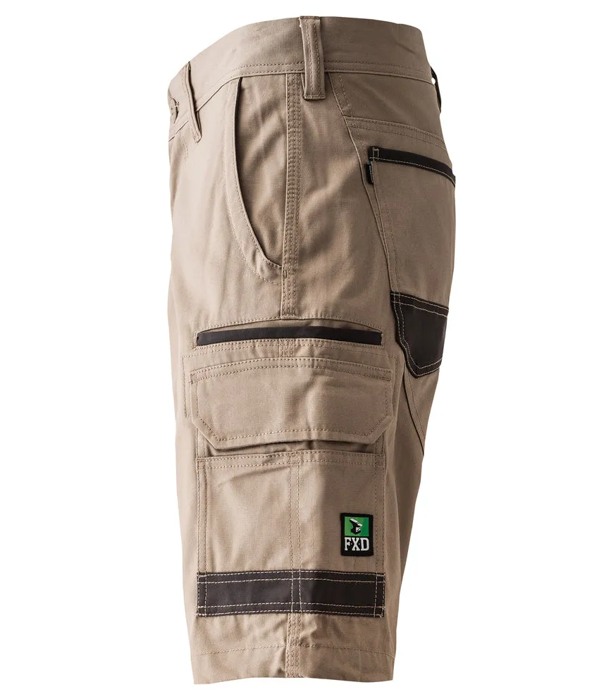 FXD Men's WS-1 Original Cargo Work Shorts - Khaki