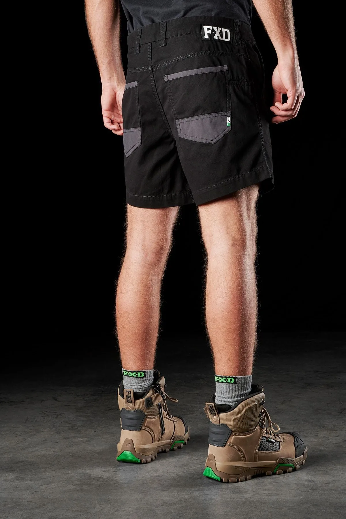 FXD Men's WS-2 Short Work Shorts - Black
