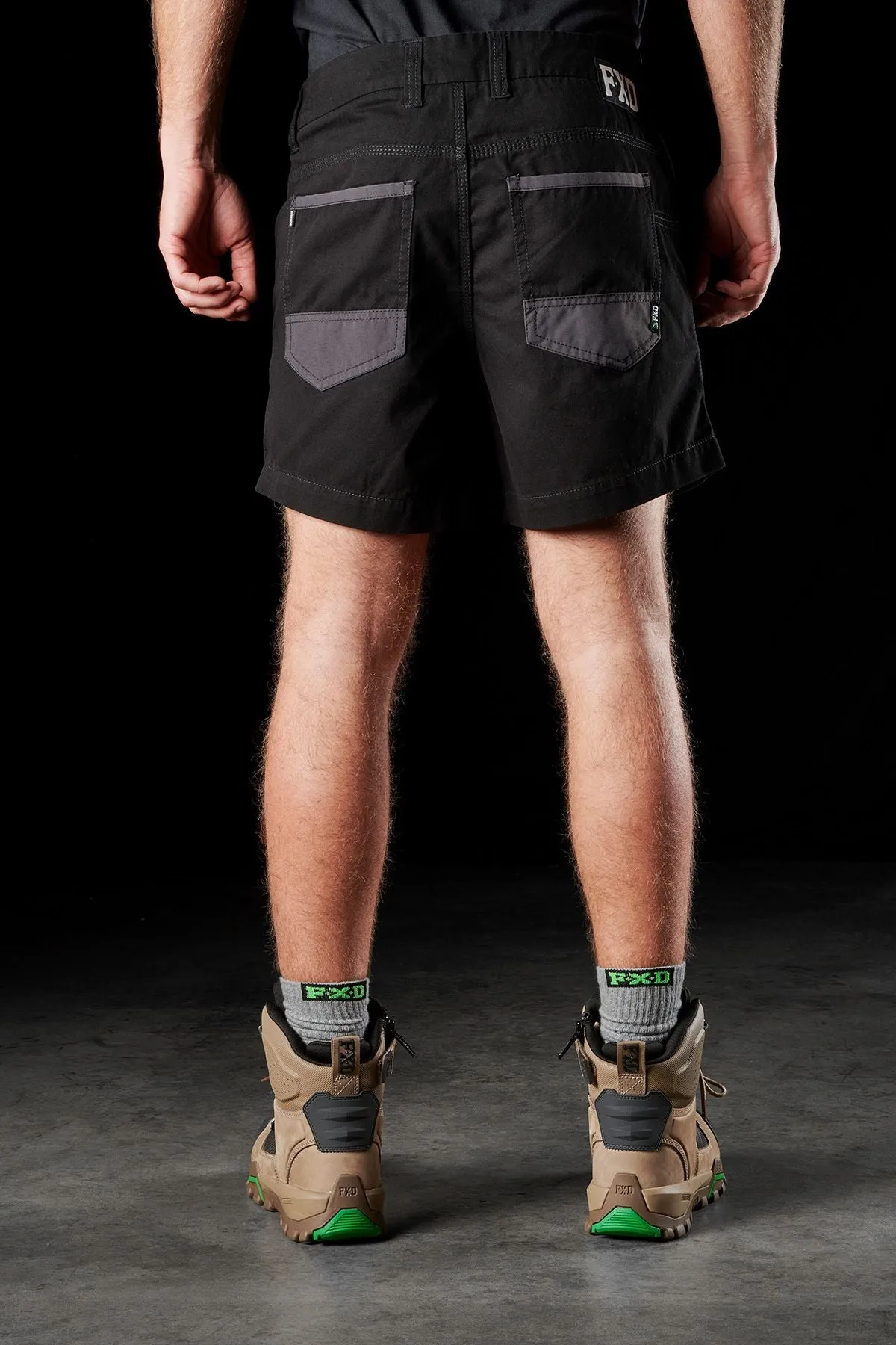 FXD Men's WS-2 Short Work Shorts - Black