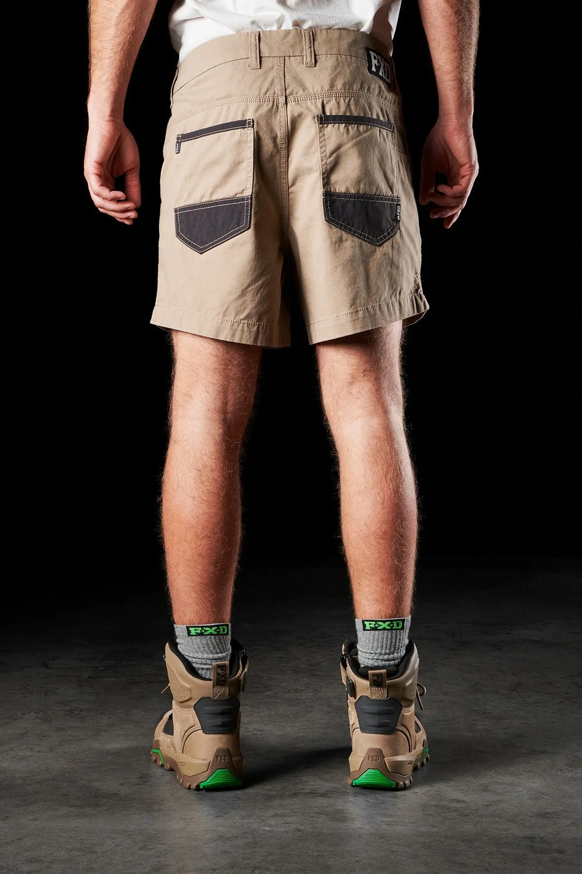 FXD Men's WS-2 Short Work Shorts - Khaki