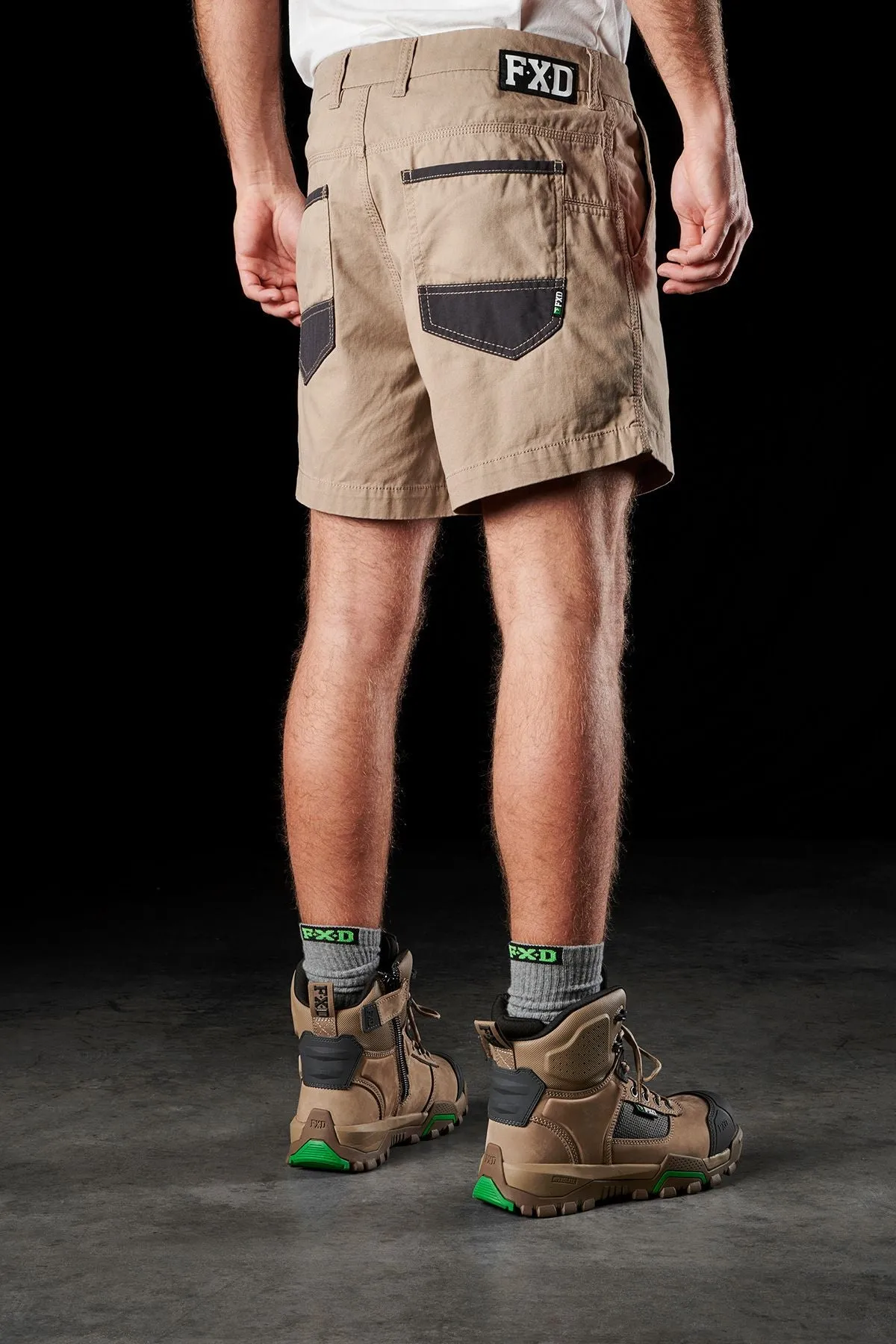 FXD Men's WS-2 Short Work Shorts - Khaki