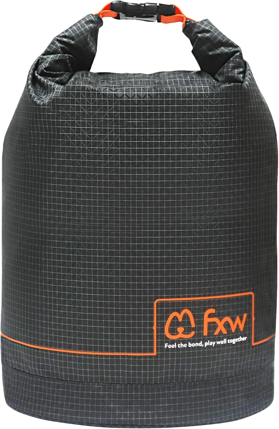 FXW Dog Food Travel Bag，Large Capacity for Travel Kibble Storage Perfect for RV Road Trips, Camping, Longterm Dog Boarding Gear Accessories Gray, 64 Cups