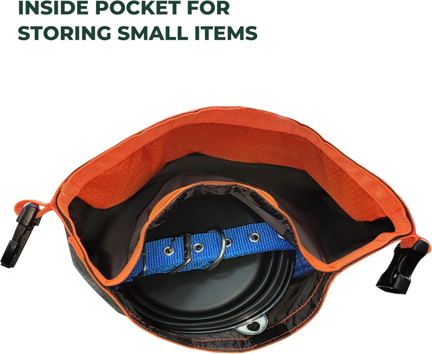 FXW Dog Food Travel Bag，Large Capacity for Travel Kibble Storage Perfect for RV Road Trips, Camping, Longterm Dog Boarding Gear Accessories Gray, 64 Cups