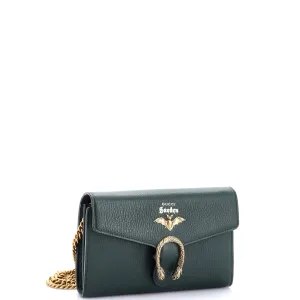 Garden Dionysus Chain Wallet Embellished Leather