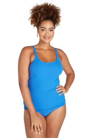 Genevieve Mastectomy Scoop Neck Tankini Swimmer