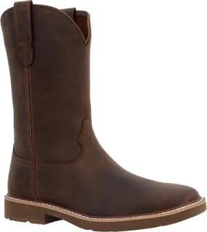 Georgia Boot Core 37 Western 11" Pull On, Brown, Size 12(W)