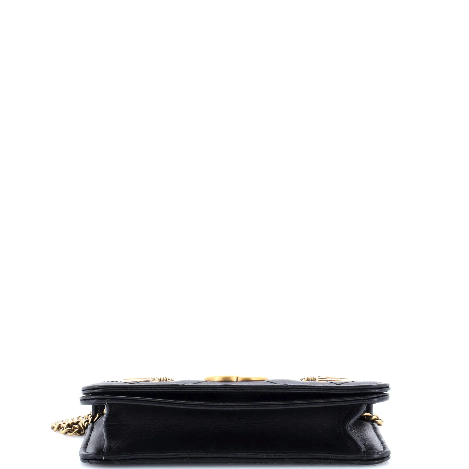 GG Marmont Chain Flap Bag Embellished Matelasse Leather Mini
