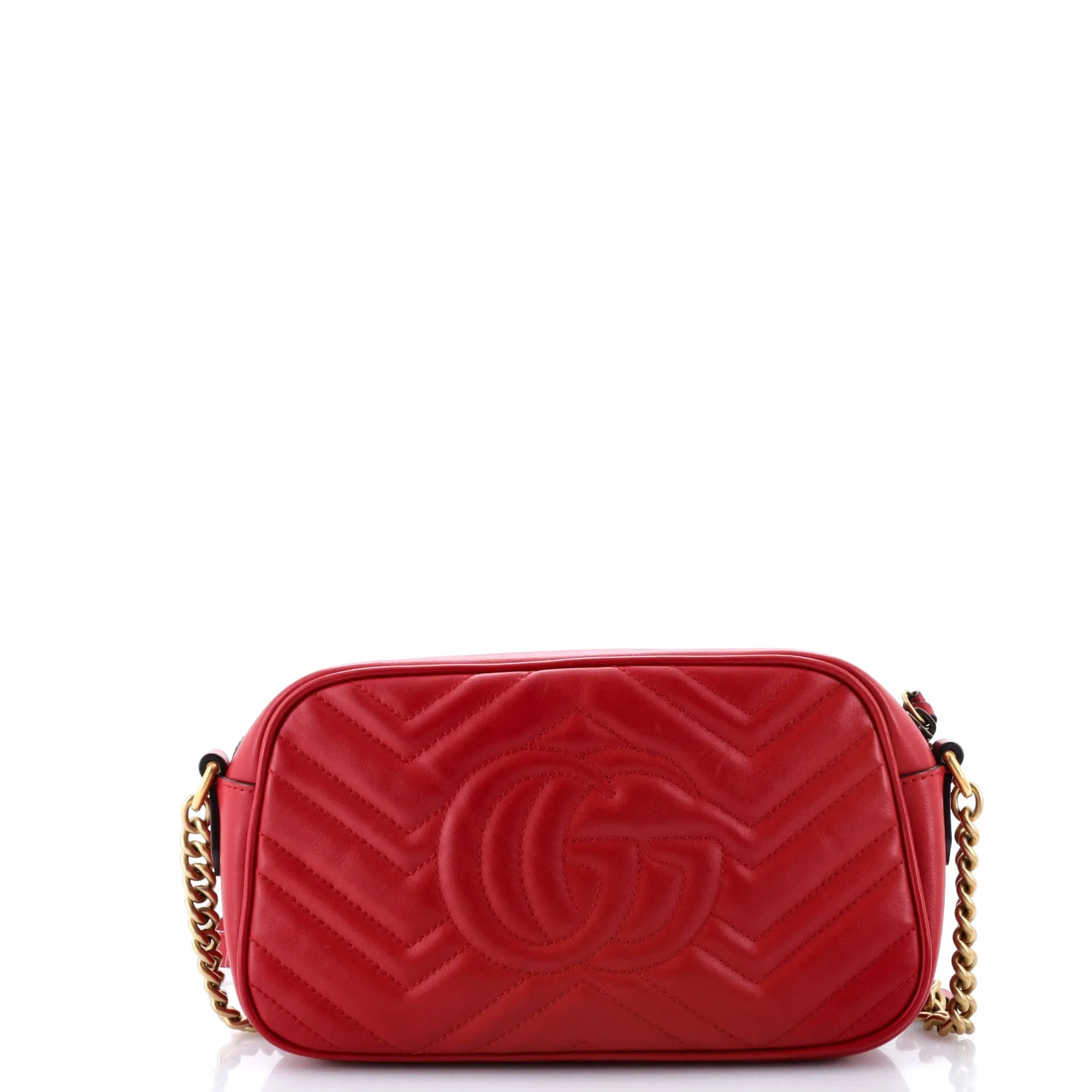 GG Marmont Shoulder Bag Embellished Matelasse Leather Small