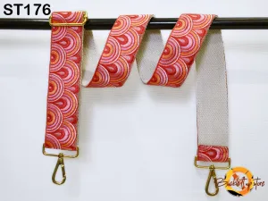Gift for Christmas Crossbody Strap for Purses Replacement Guitar Strap Embroidered Adjustable Handbag Boho Bag Strap Embroidery Camera Strap