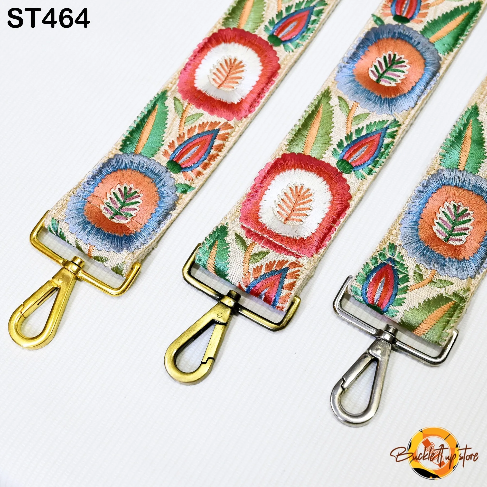 Gift Friend Crossbody Boho Sling Bag Strap for Purses Embroidery Adjustable Guitar Strap Replacement Handbag Strap Embroidered Camera Strap