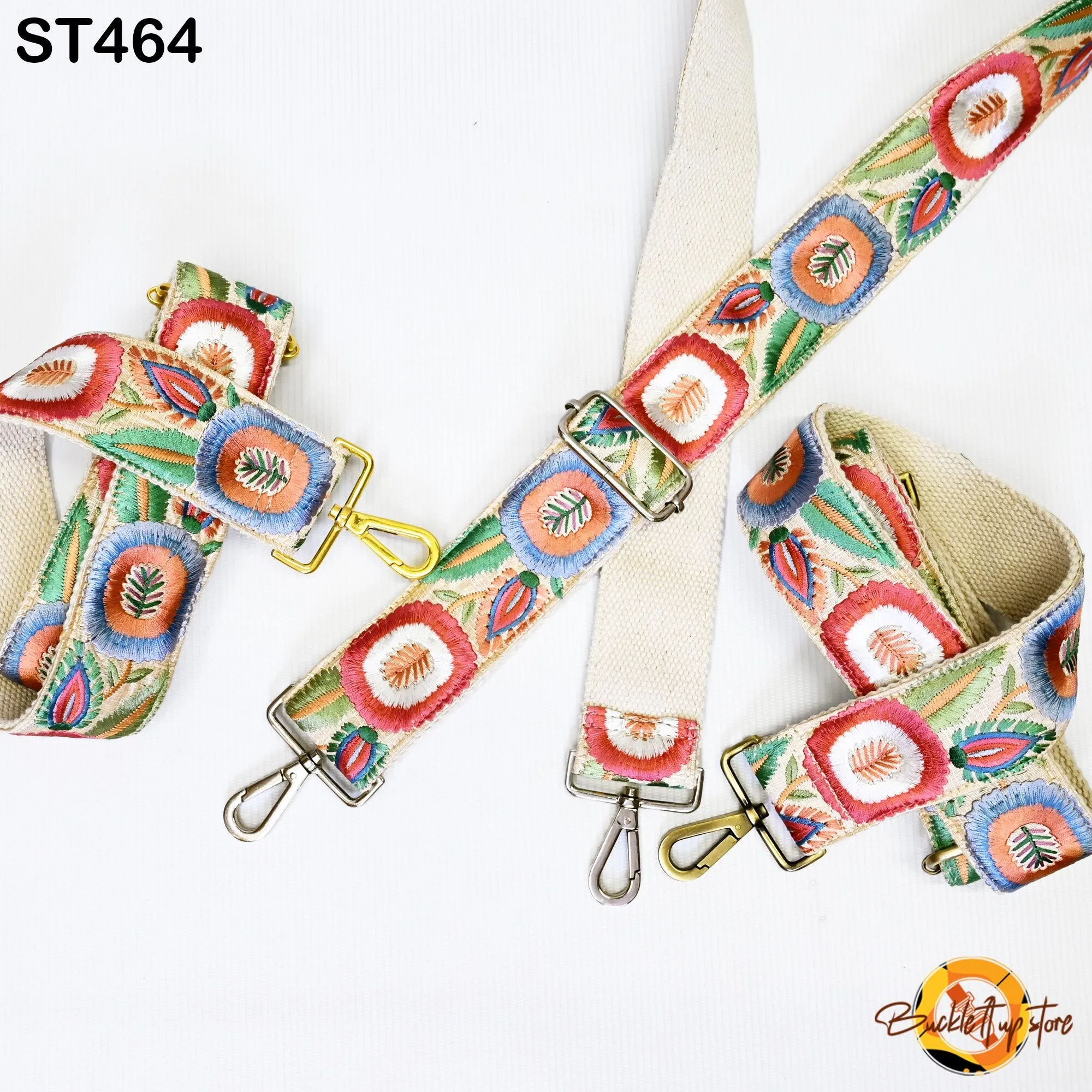 Gift Friend Crossbody Boho Sling Bag Strap for Purses Embroidery Adjustable Guitar Strap Replacement Handbag Strap Embroidered Camera Strap