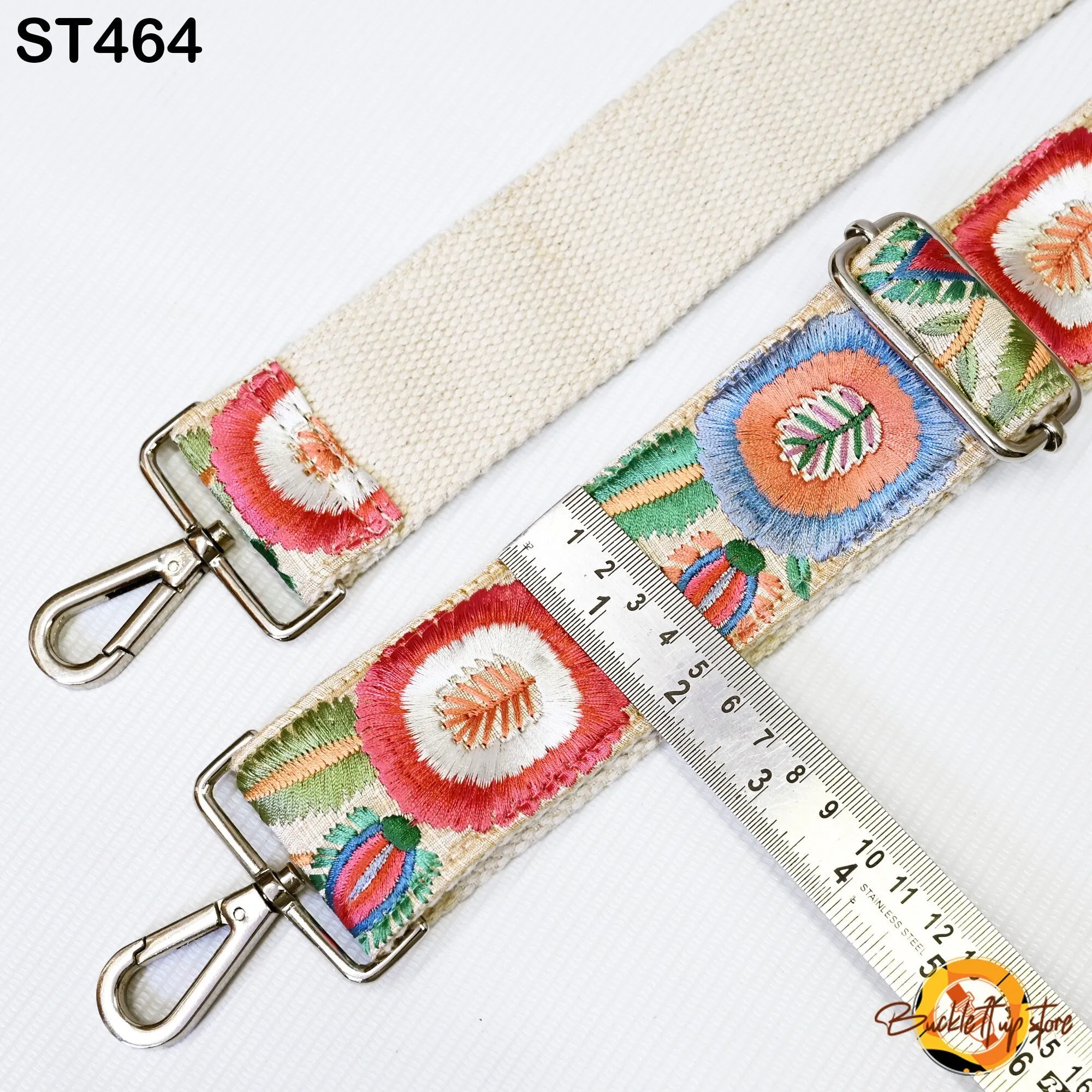 Gift Friend Crossbody Boho Sling Bag Strap for Purses Embroidery Adjustable Guitar Strap Replacement Handbag Strap Embroidered Camera Strap