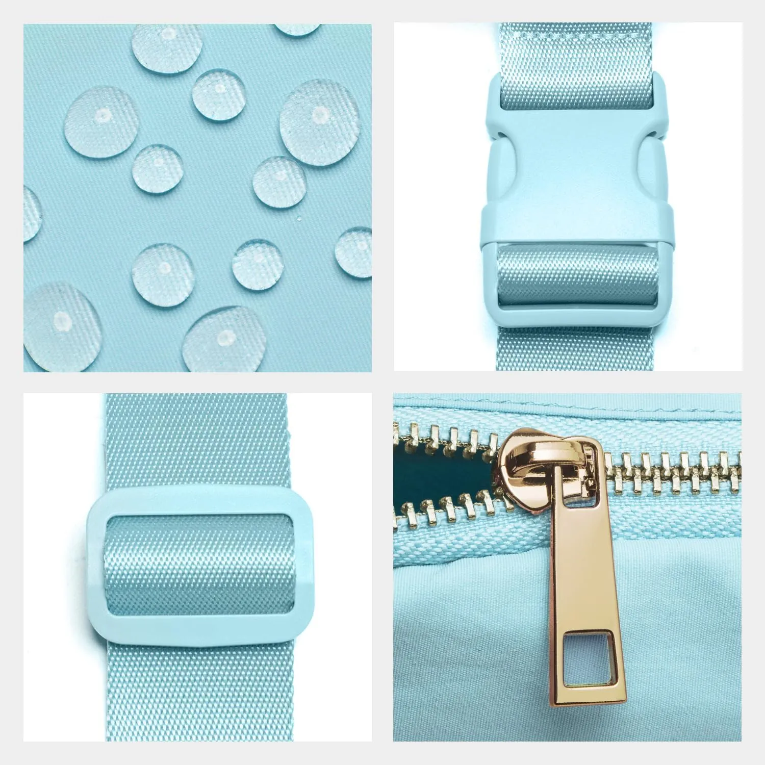 Gitus Gifts for 8 9 10 11 12 Year Old Girls Belt Bag Fanny Pack Crossbody Bags with Initial Letter Patch Cute Stuff Birthday Gifts for Teen Girls Women Personalized Trend Stuff (Icing Blue-S)