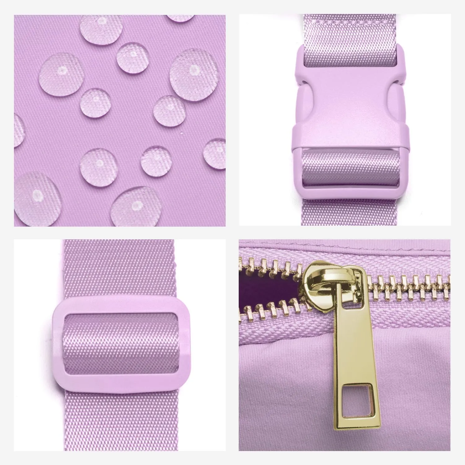 Gitus Gifts for 8 9 10 11 12 Year Old Girls Belt Bag Fanny Pack Crossbody Bags with Initial Letter Patch Cute Stuff Birthday Gifts for Teen Girls Women Personalized Trend Stuff (Lavender-A)