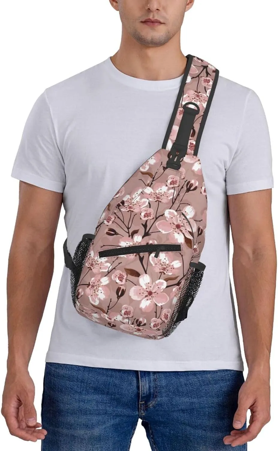 Gnomes Sunflower Chest Bags Crossbody Sling Bag Shoulder Bag Travel Hiking Daypack For Men Women