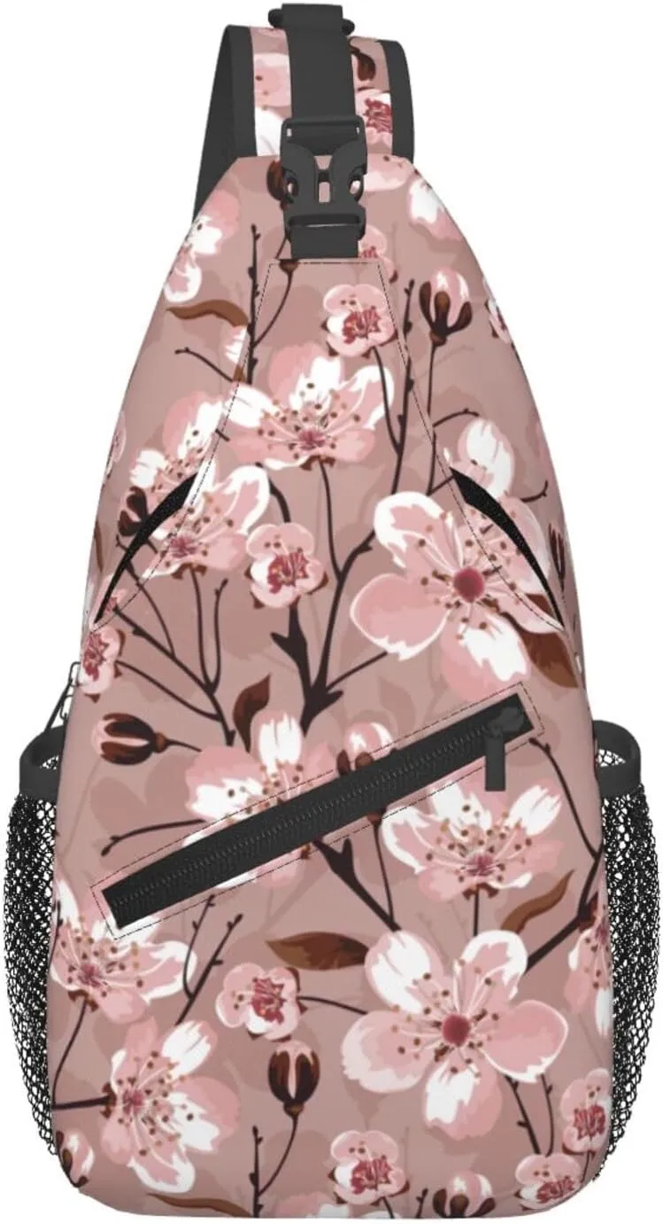 Gnomes Sunflower Chest Bags Crossbody Sling Bag Shoulder Bag Travel Hiking Daypack For Men Women