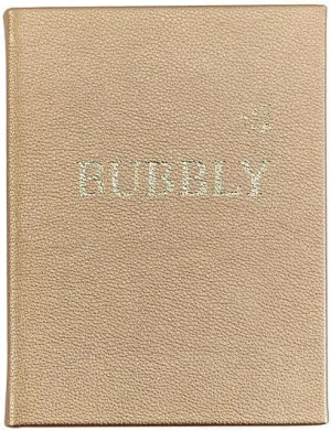 Graphic Image Bubbly A Collection of Champagne Cocktails - Gold Metallic Leather (tm) -