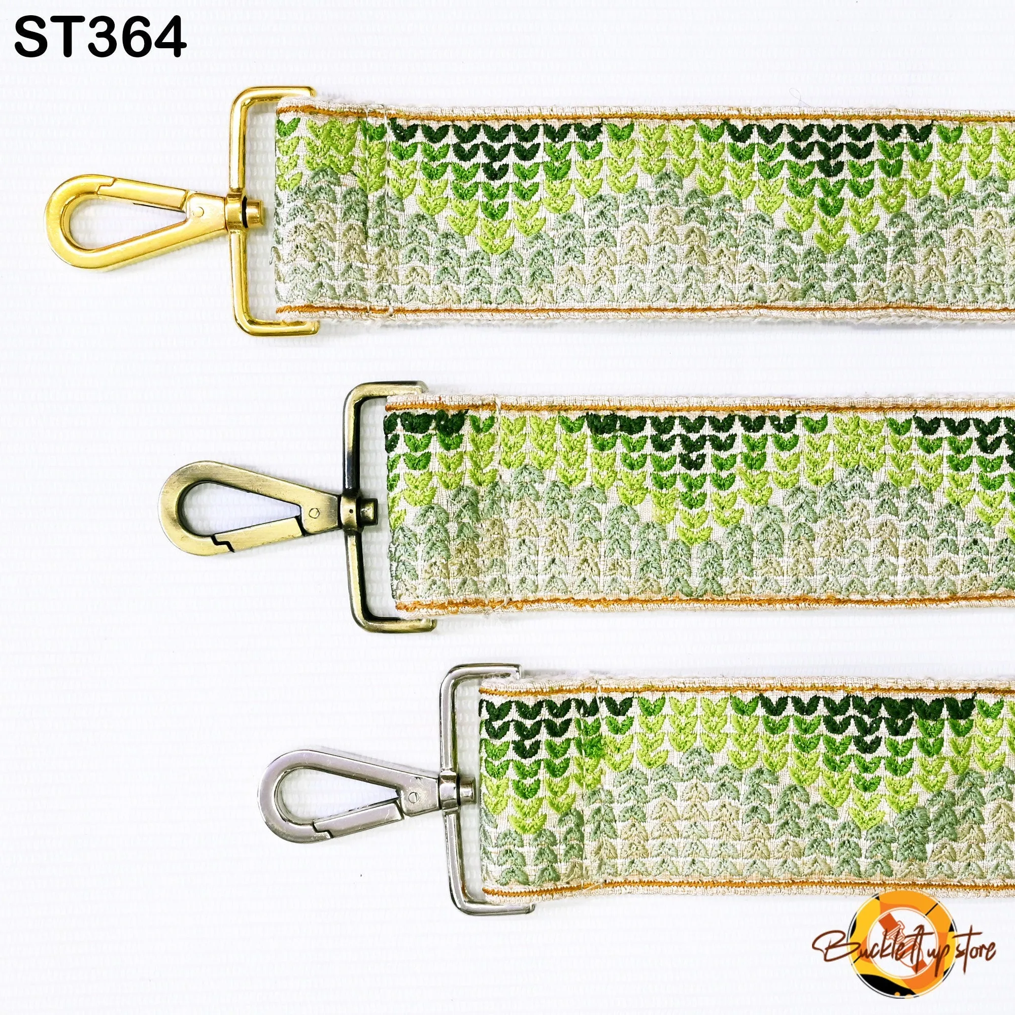 Green Embroidery Replacement Purse Strap Crossbody Strap for Purses Floral Embroidered Bag Strap Boho Guitar Strap Handbag Strap Gift Wife