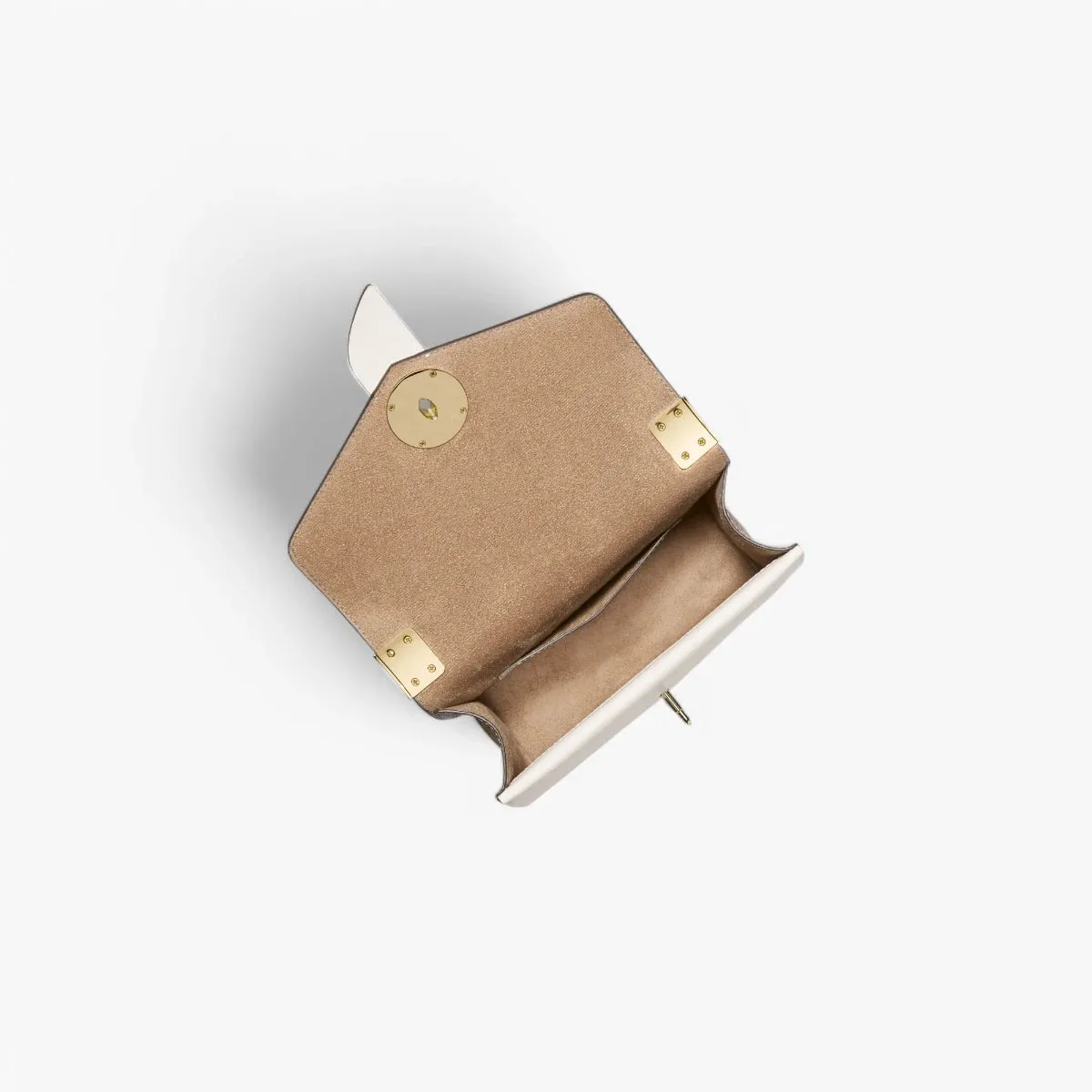 Greenwich Small Color-Block Logo And Saffiano Leather Crossbody Bag