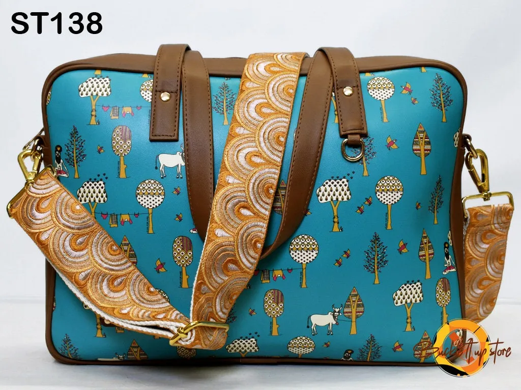 Guitar Strap Crossbody Sling Bag Strap for Purses Embroidered Adjustable Handbag Strap Embroidery Boho Replacement Camera Strap Gift for Mom