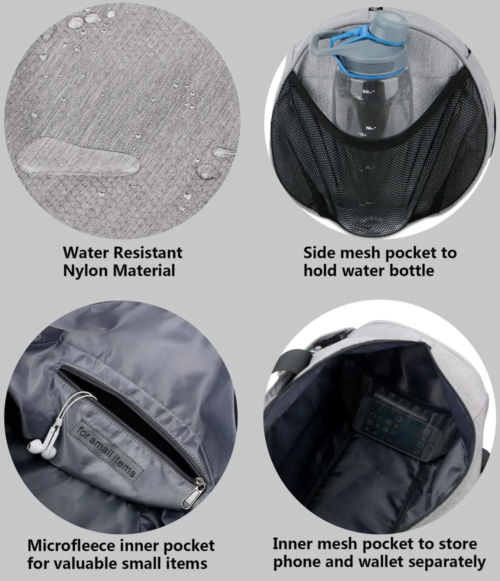 Gym Sports Small Duffel Bag for Men and Women with Shoes Compartment - Mouteenoo