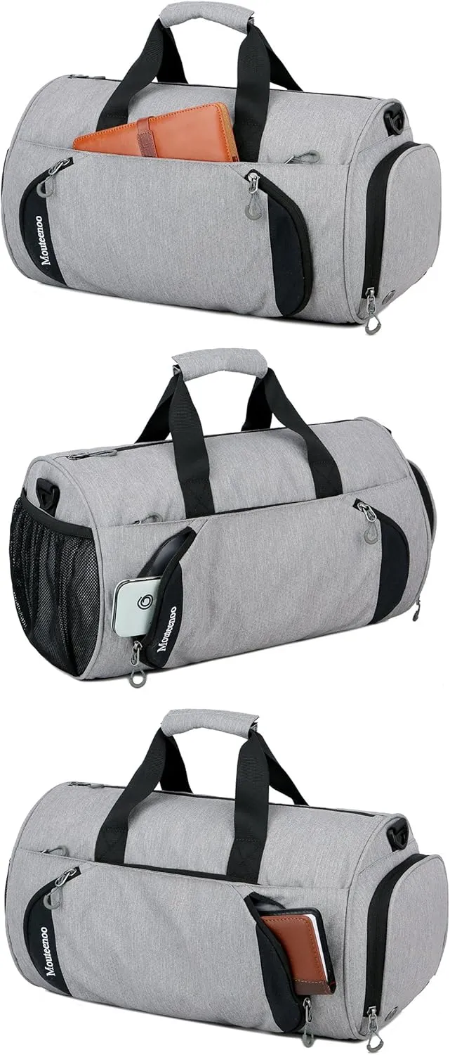 Gym Sports Small Duffel Bag for Men and Women with Shoes Compartment - Mouteenoo
