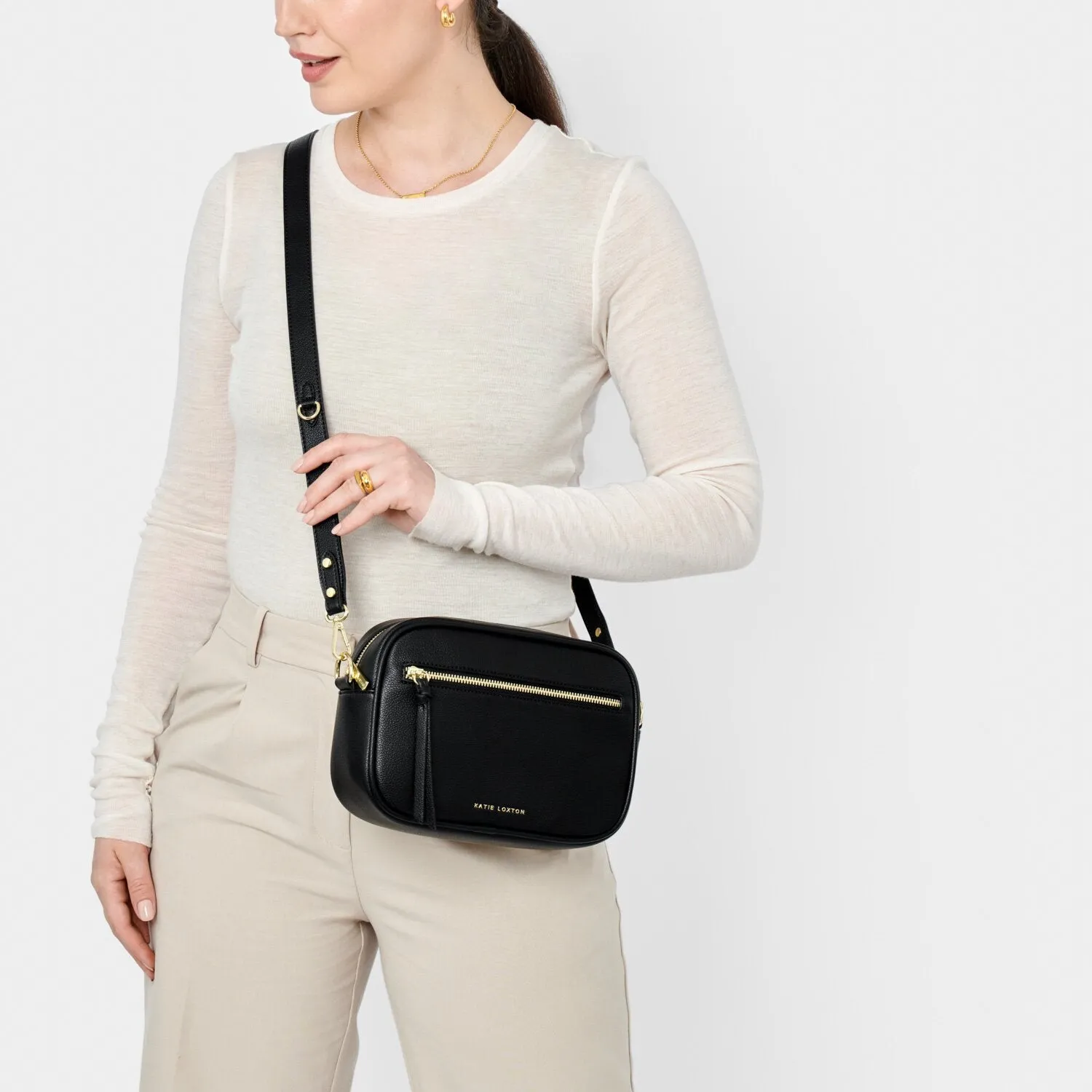 Hallie Crossbody Bag | Black