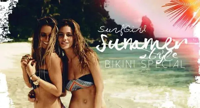 High-line Tie Split Bikini