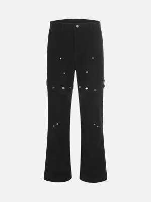 High Street Strappy Design Micro Jeans - 1650