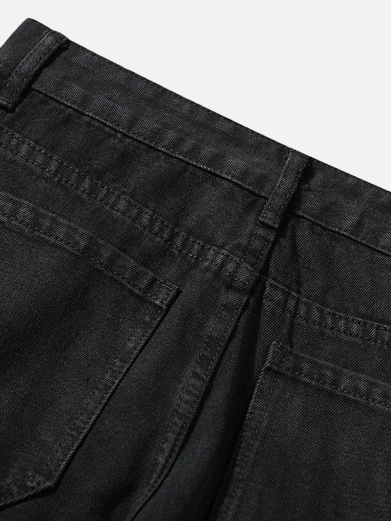 High Street Strappy Straight Leg Casual Work Jeans