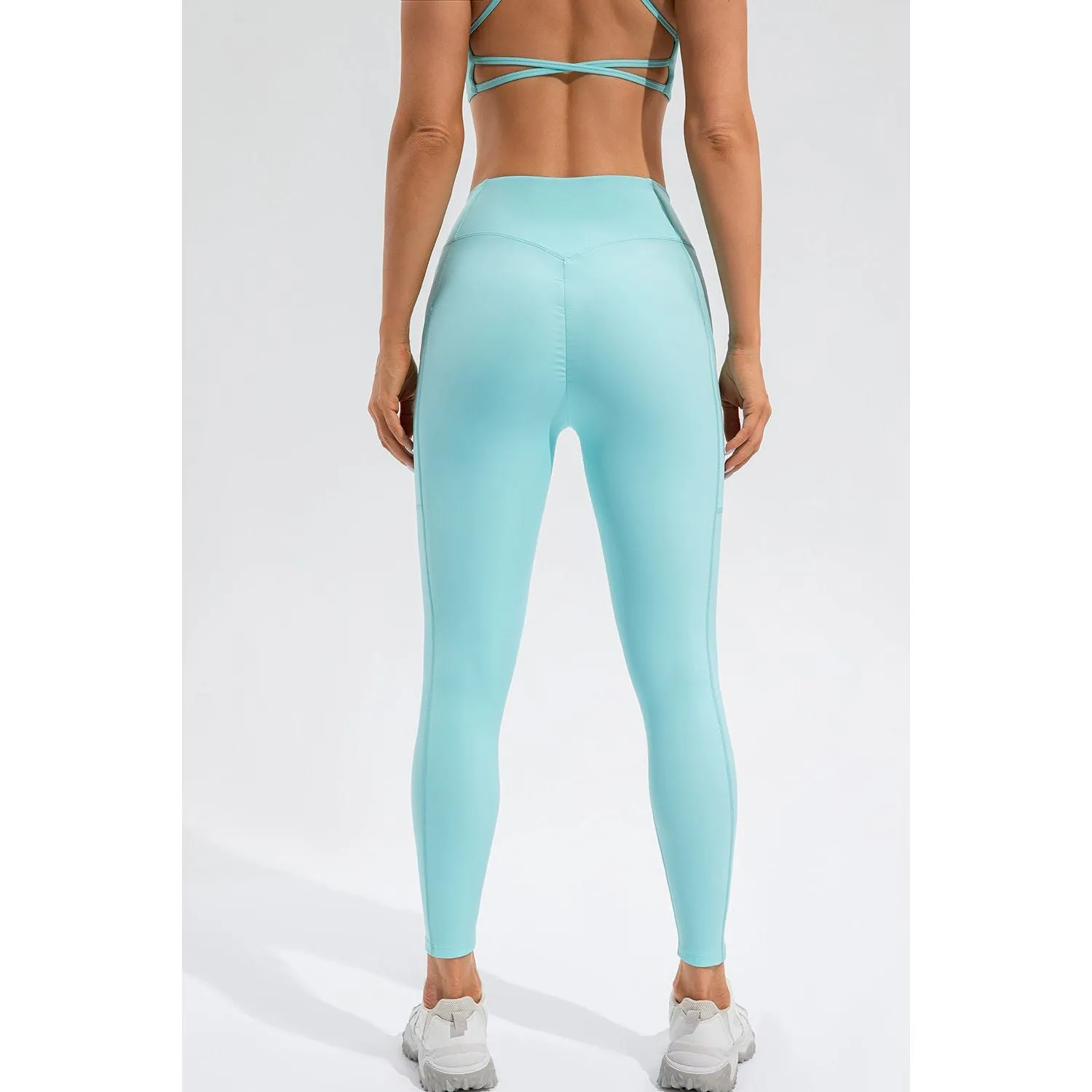 High Waist Active Leggings with Pockets