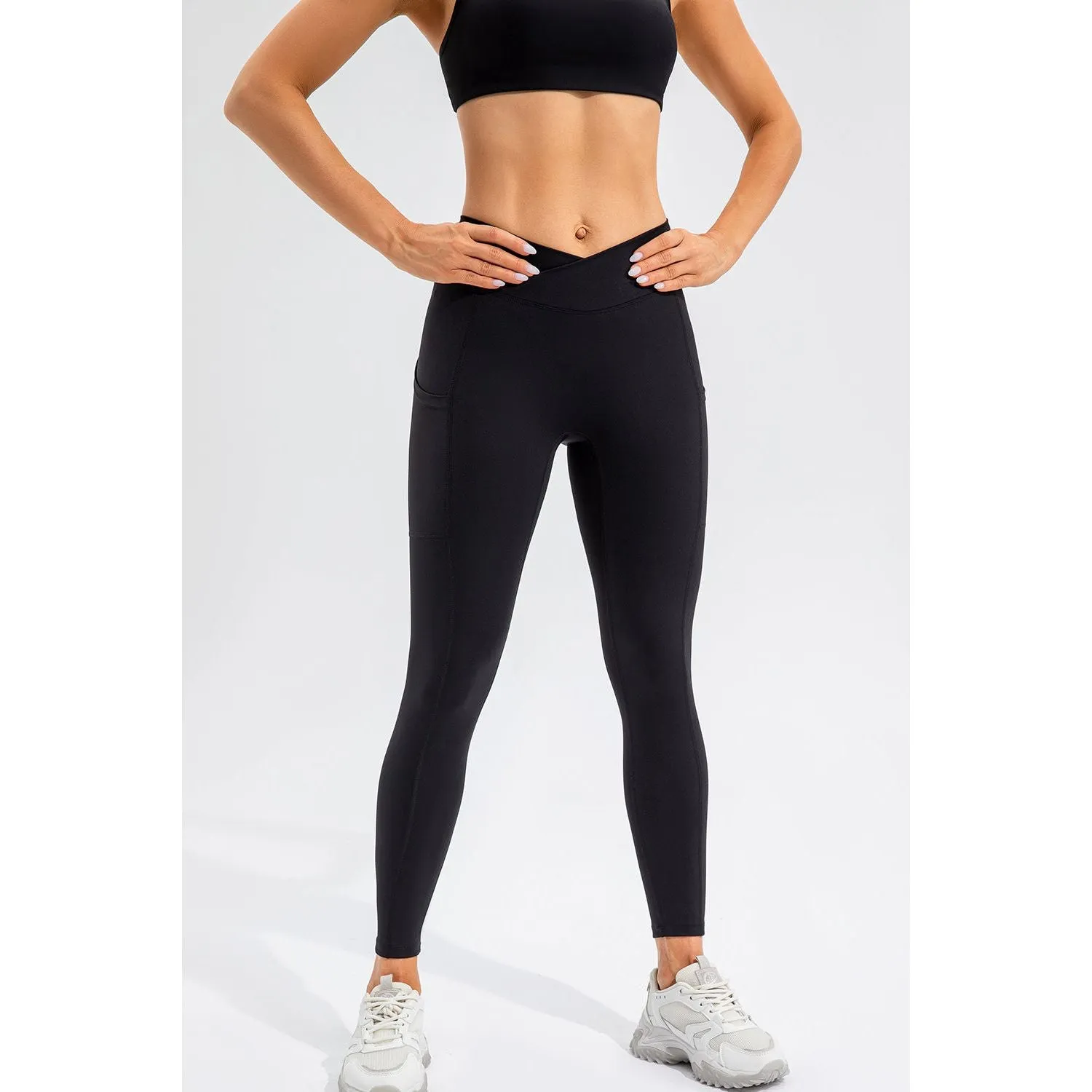 High Waist Active Leggings with Pockets