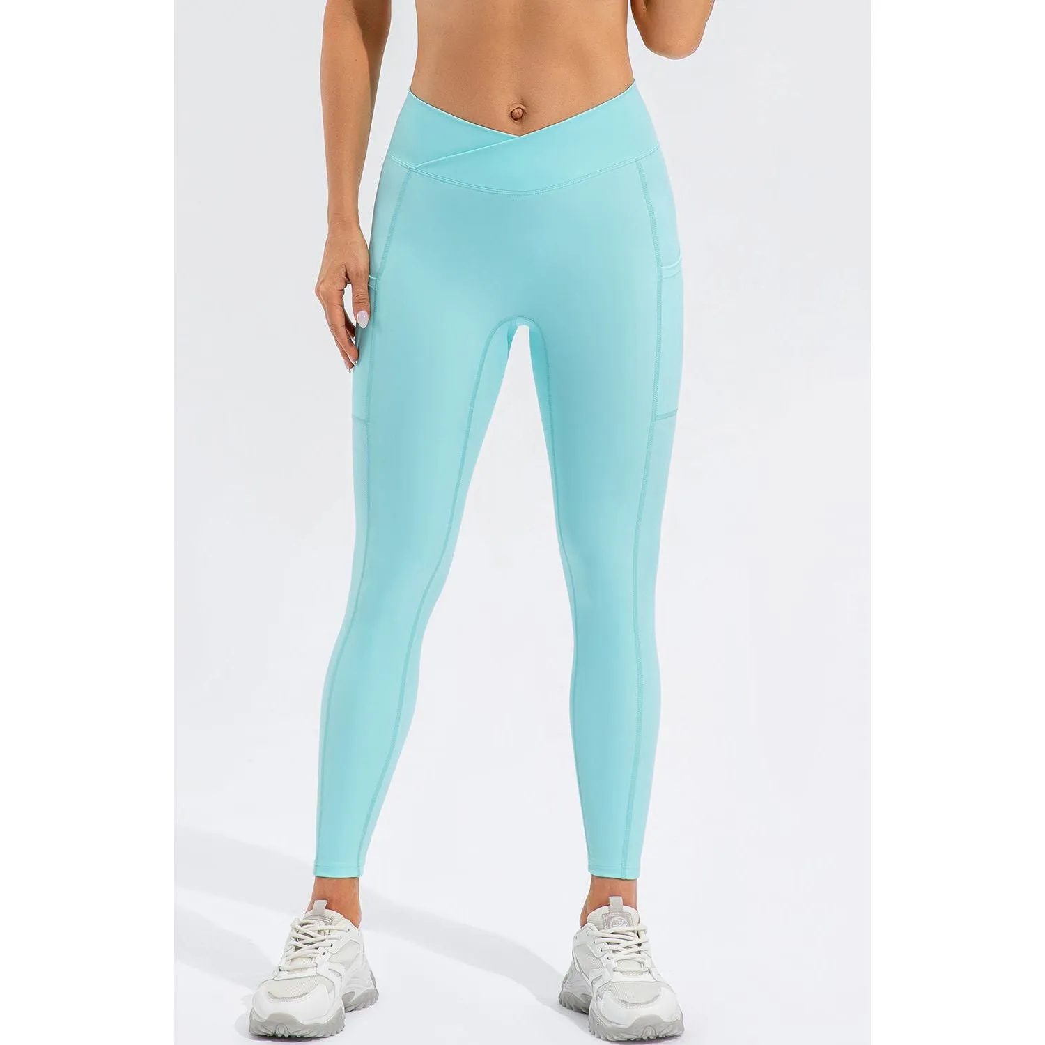 High Waist Active Leggings with Pockets
