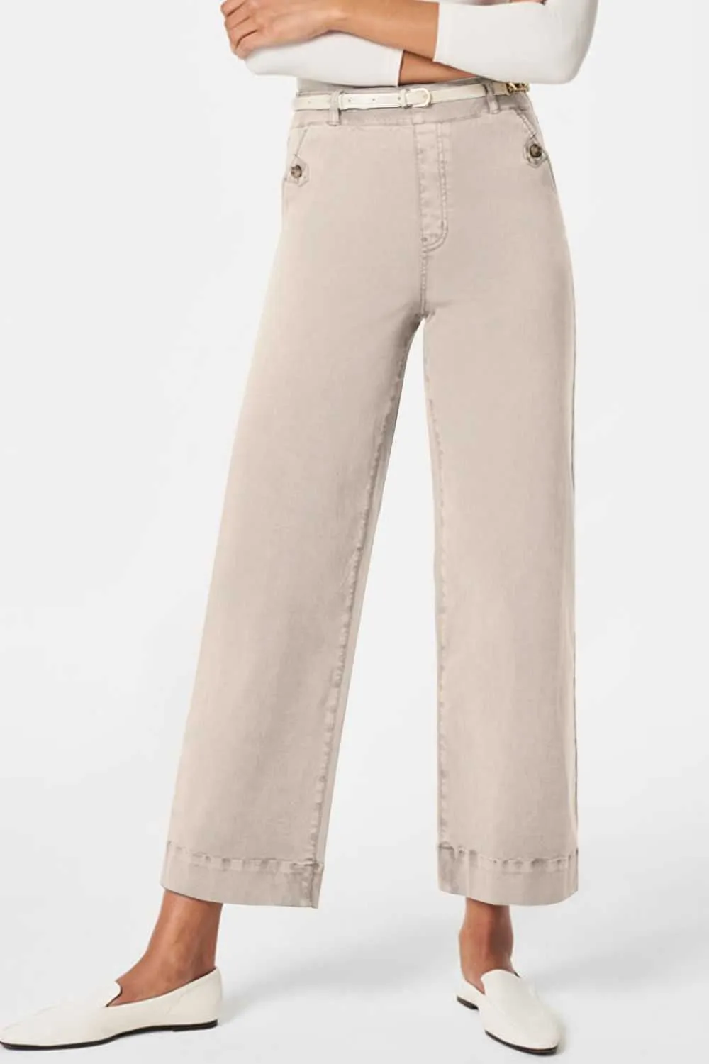 High Waist Jeans with Pockets