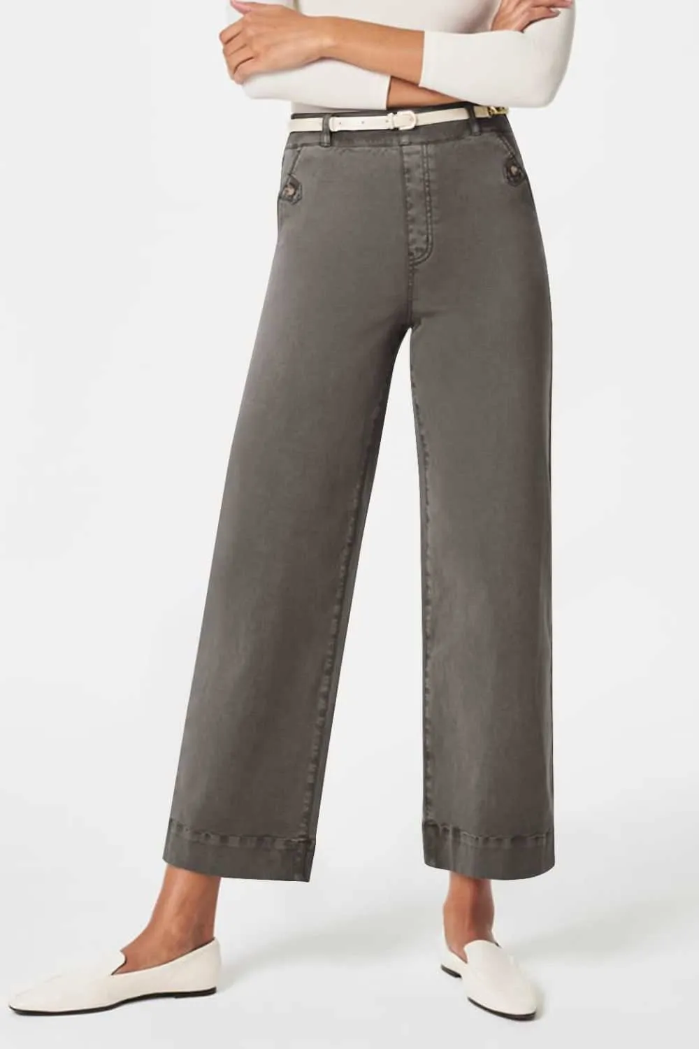 High Waist Jeans with Pockets