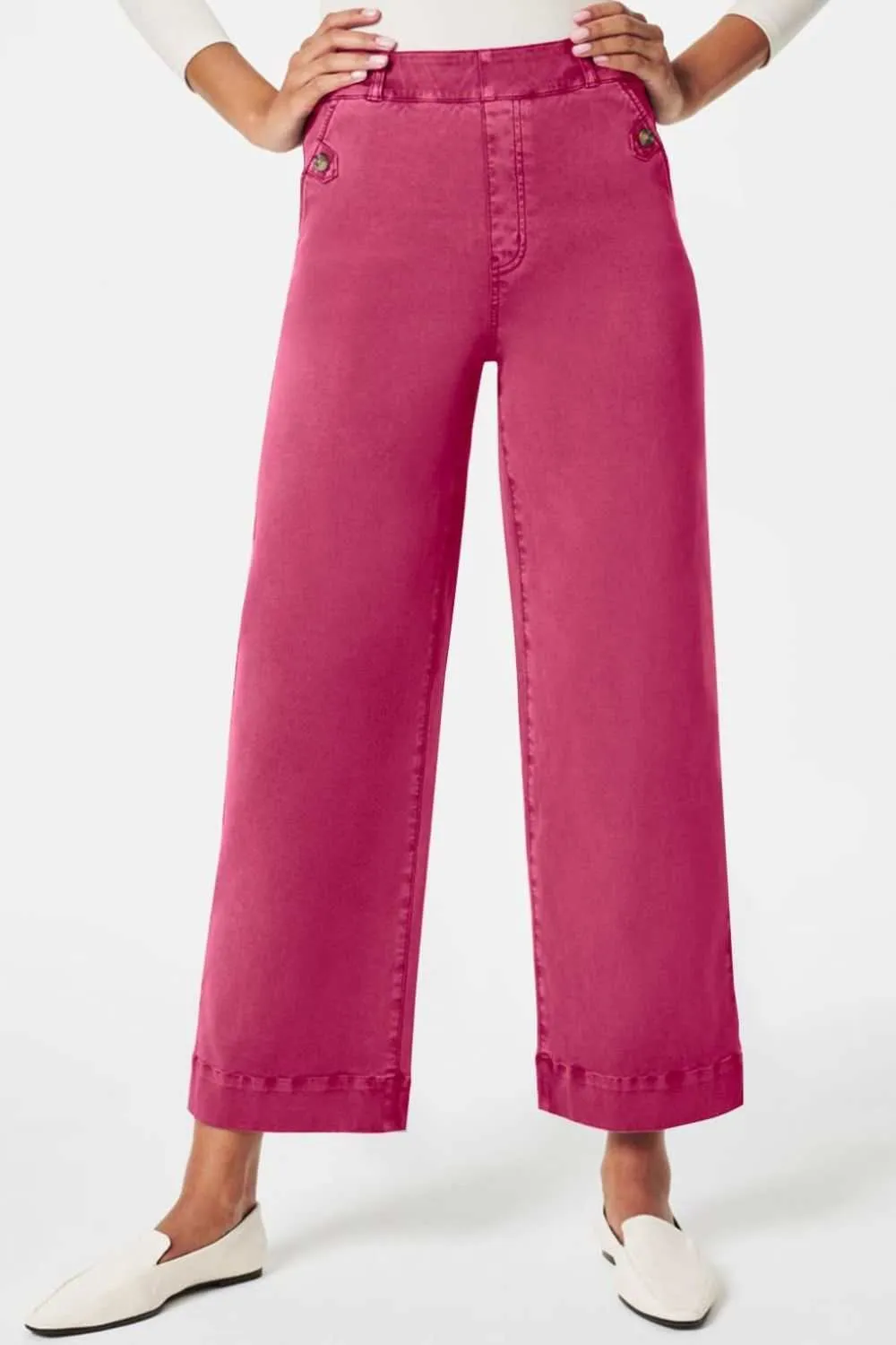 High Waist Jeans with Pockets