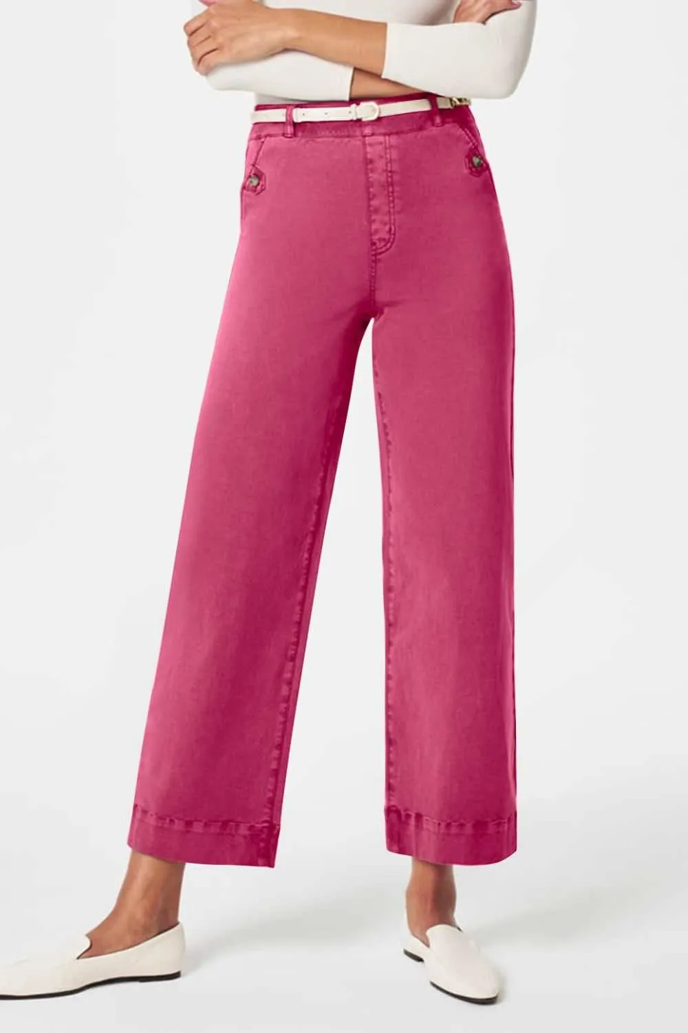 High Waist Jeans with Pockets
