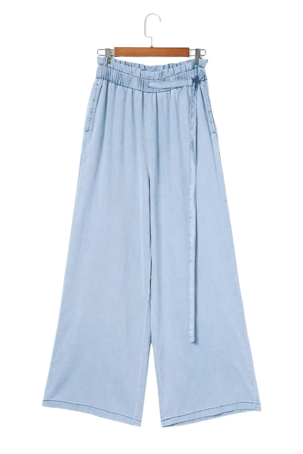 High Waist Pocketed Jeans