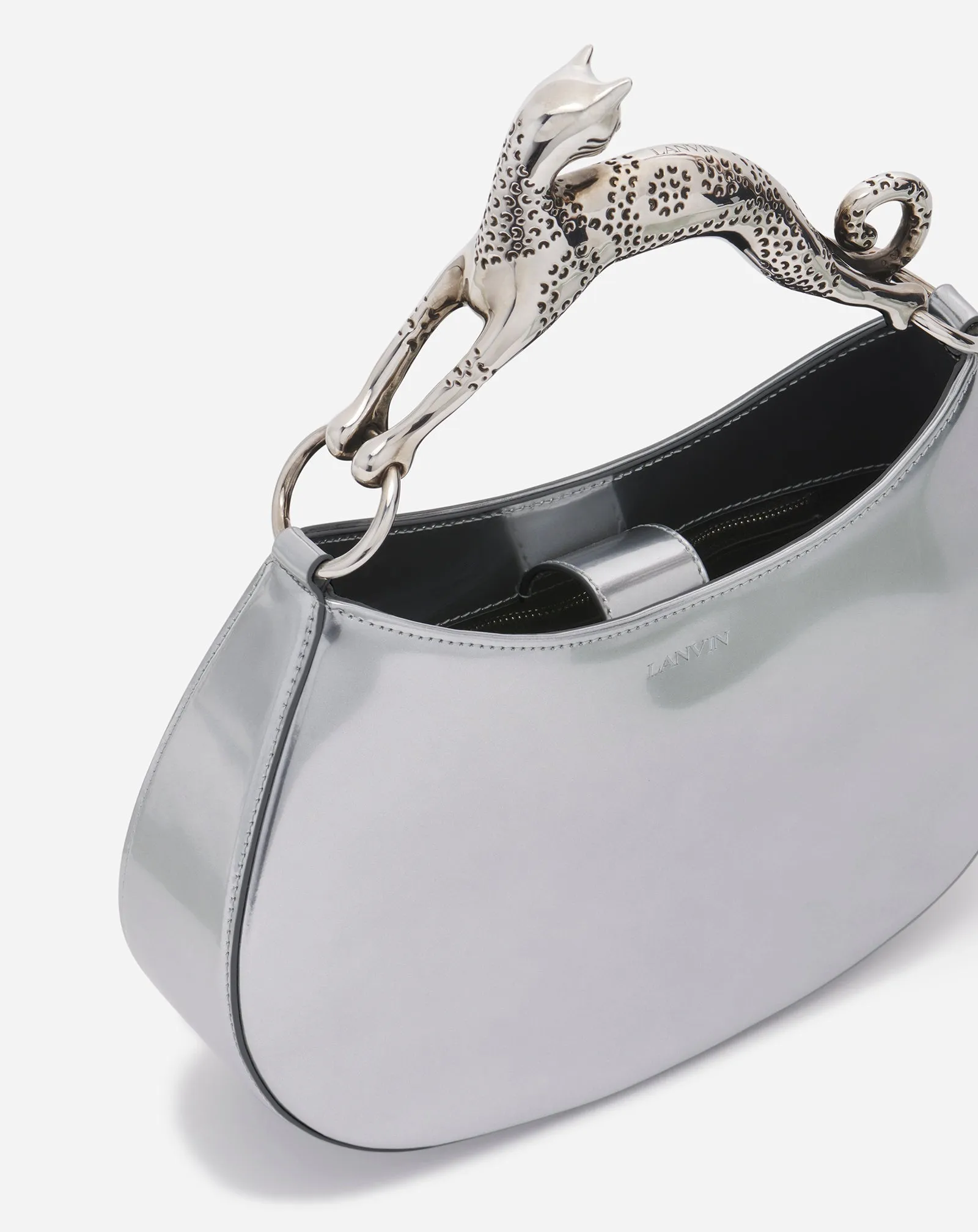 HOBO CAT METALLIC LEATHER BAG