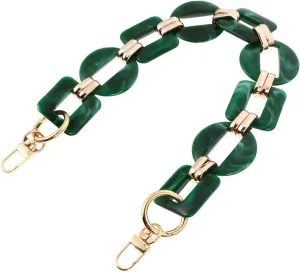 Housoutil Contrast Vintage Resin Chain for DIY Bag Accessories Removable Handbag Chain