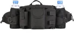 HUNTVP Tactical Waist Pack Bag with Water Bottle Pocket Holder Military Fanny Packs Waterproof Hip Belt Bag Pouch for Hunting Camping Trekking