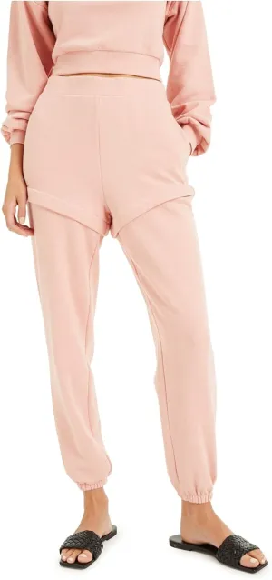 I.N.C. International Concepts CULPOS X INC Womens Pink Pocketed Ruffled Sweatpants Lounge Pants L