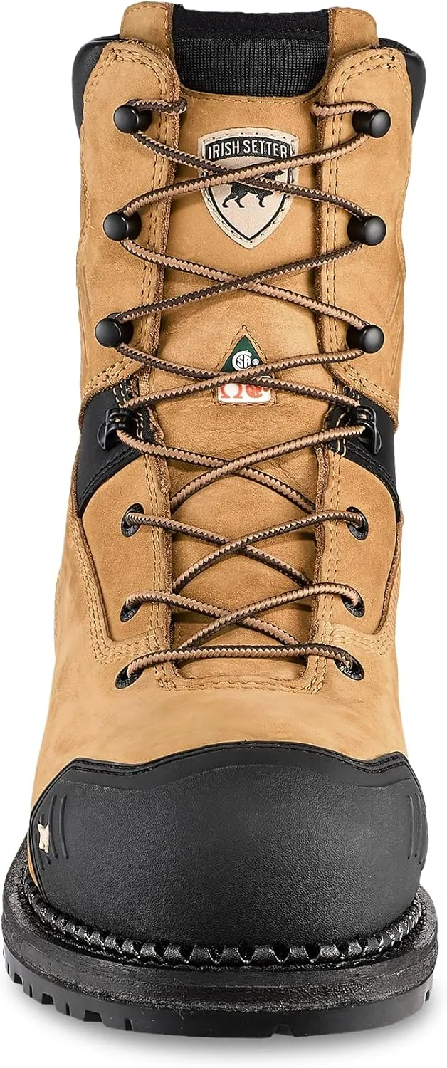 Irish Setter, Edgerton XD, Men’s, 8", Waterproof, Insulated 200g, Non-Metallic Safety Toe (CSA), Work Boot