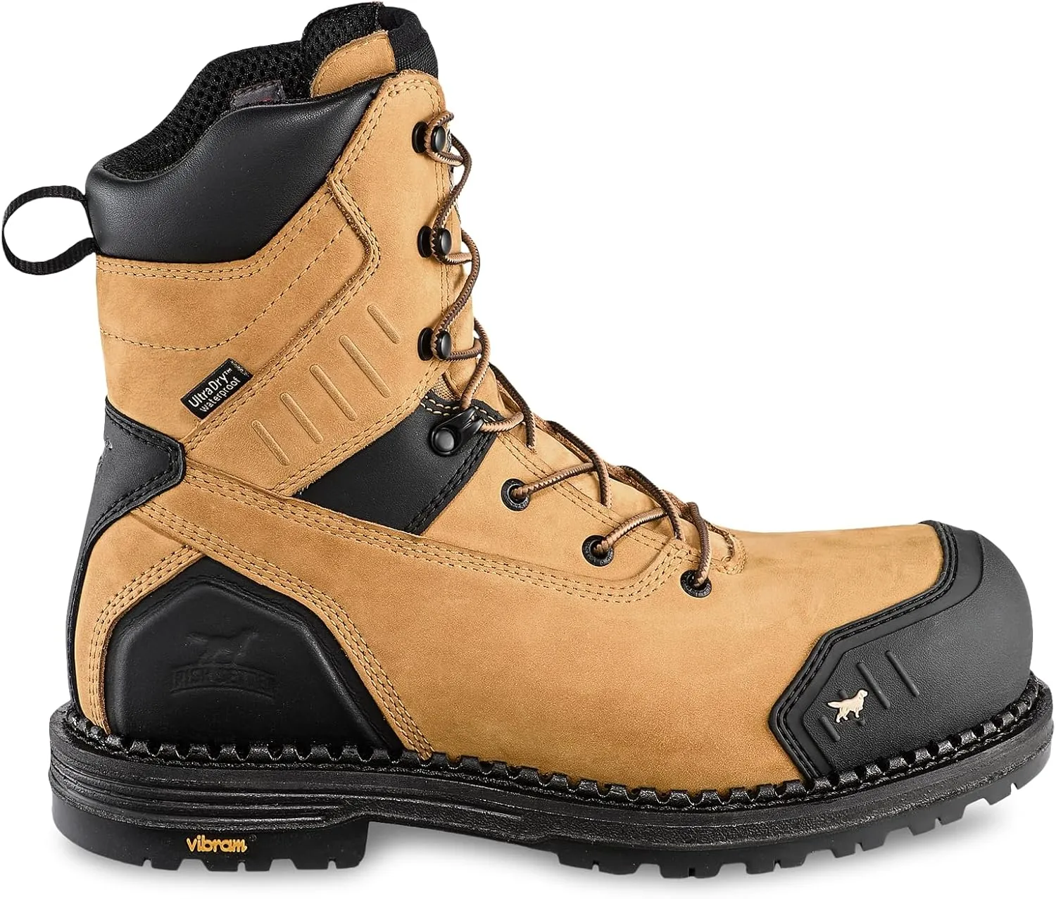 Irish Setter, Edgerton XD, Men’s, 8", Waterproof, Insulated 200g, Non-Metallic Safety Toe (CSA), Work Boot
